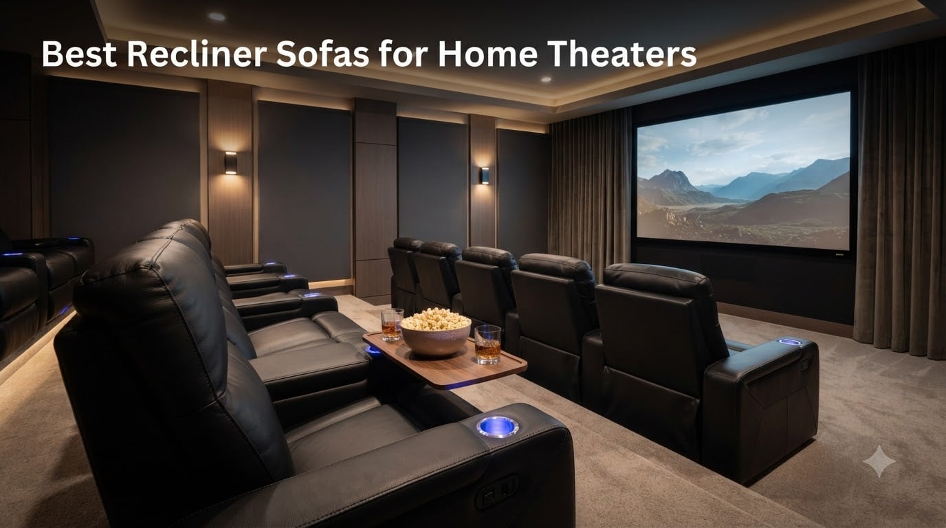 Best Recliner Sofas for Home Theaters