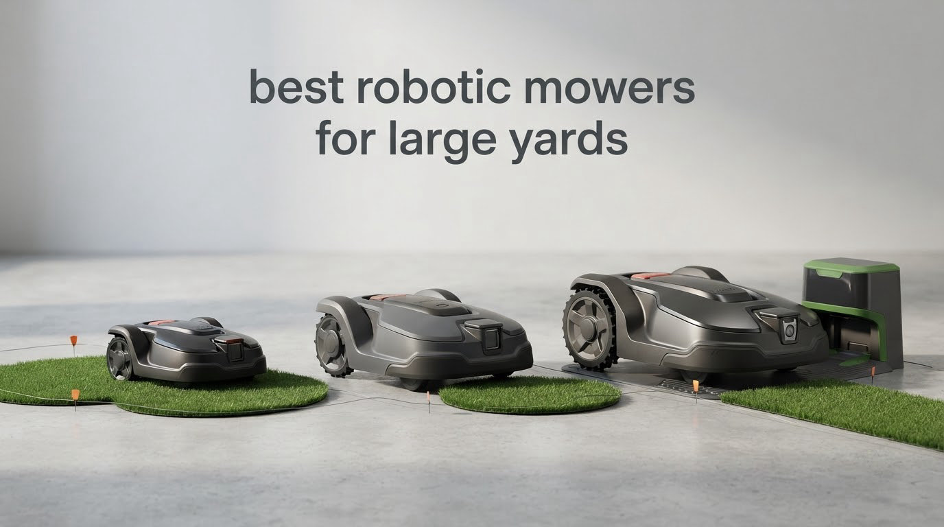 best robotic mowers for large yards