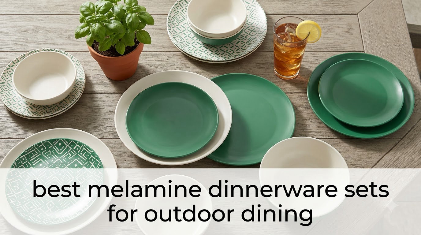 best melamine dinnerware sets for outdoor dining