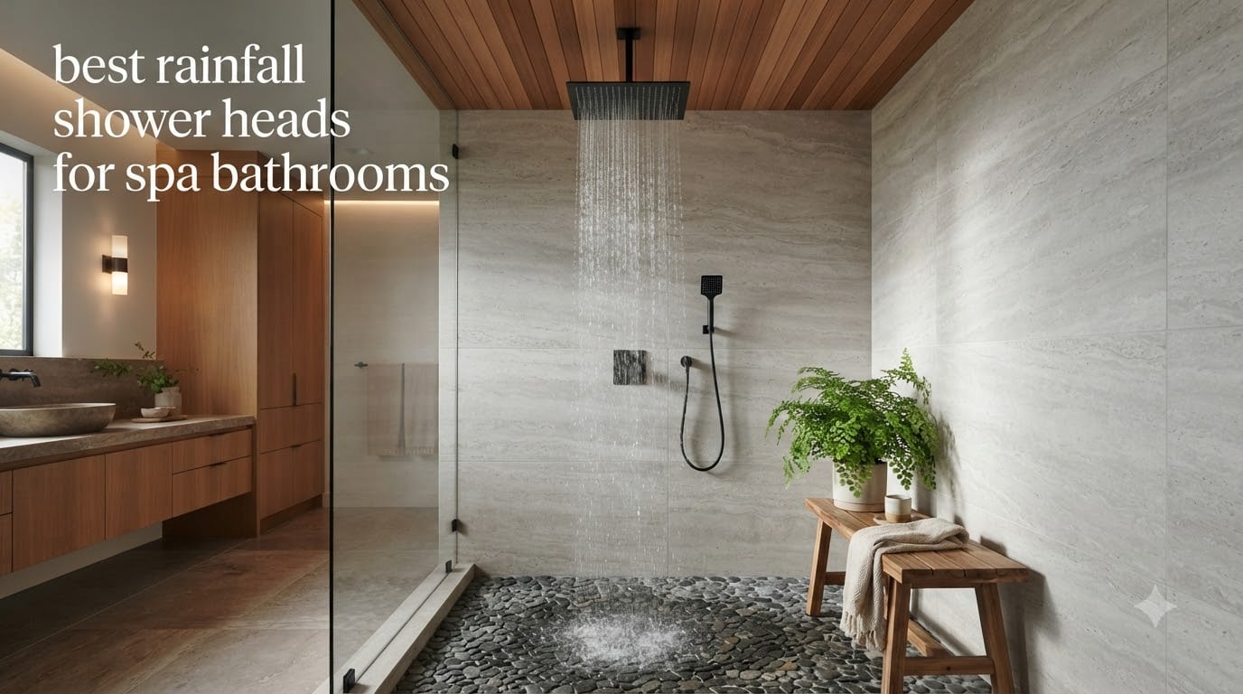 best rainfall shower heads for spa bathrooms