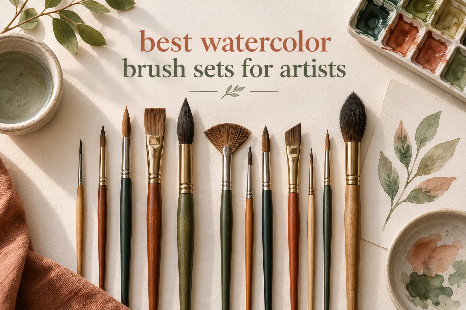 best watercolor brush sets for artists