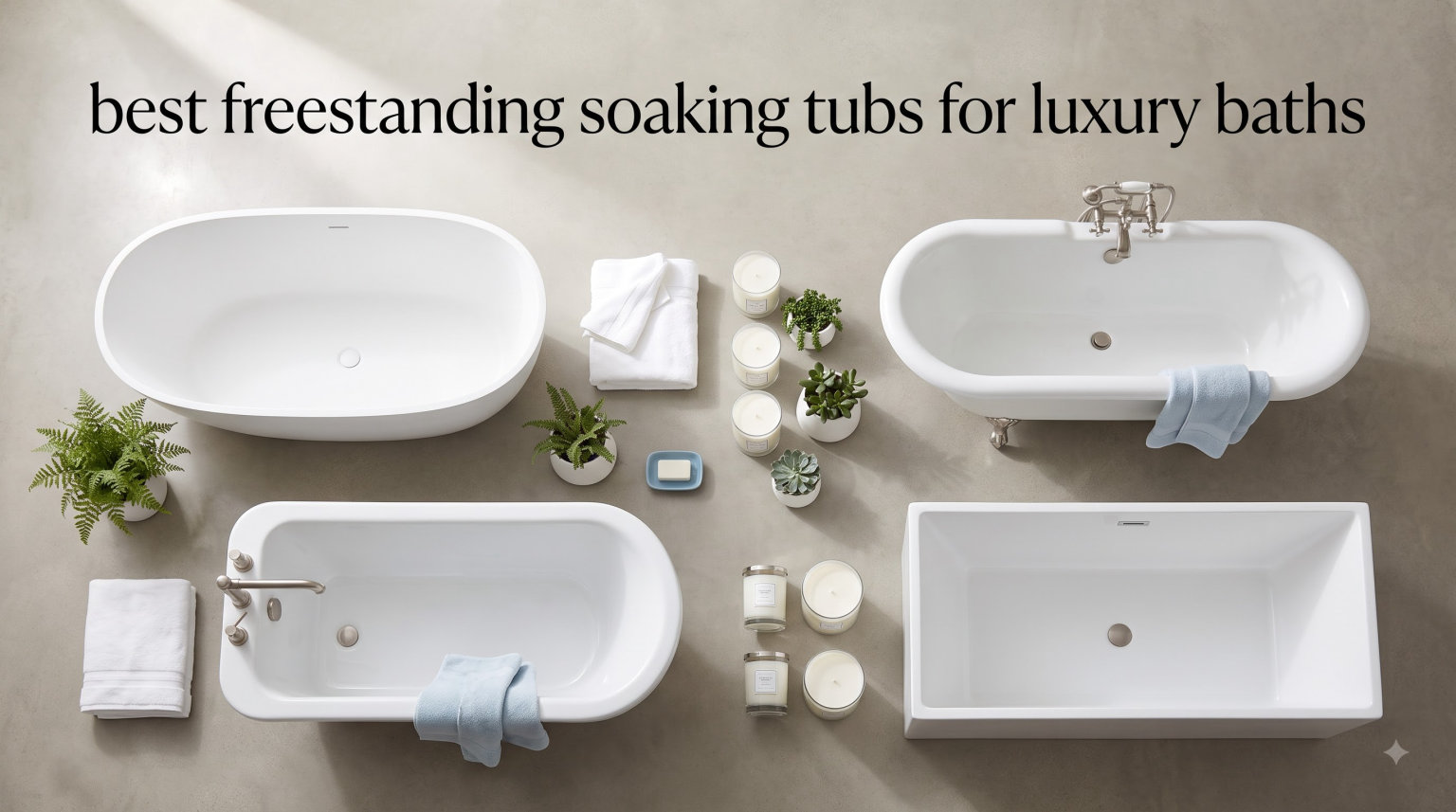 best freestanding soaking tubs for luxury baths