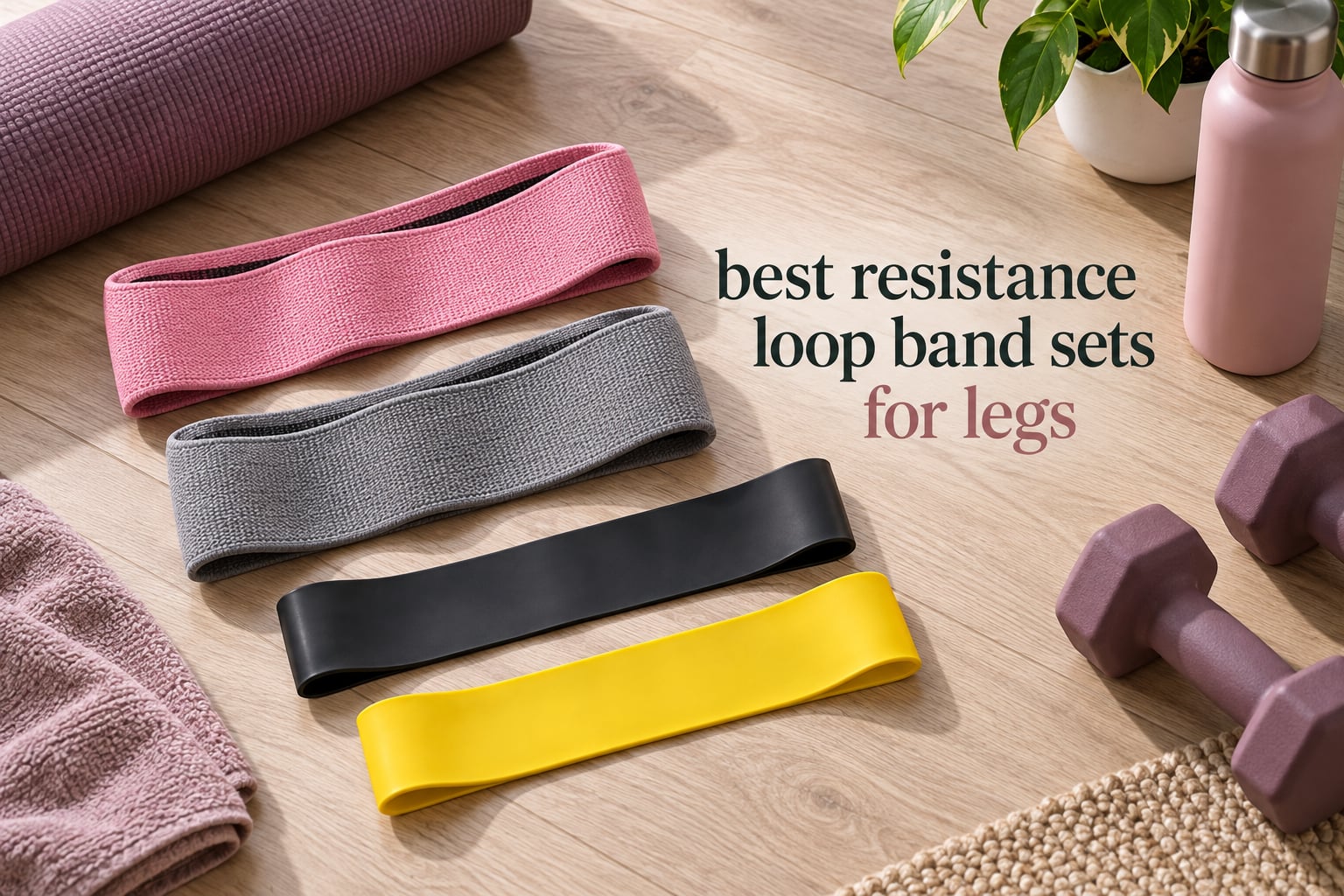 best resistance loop band sets for legs