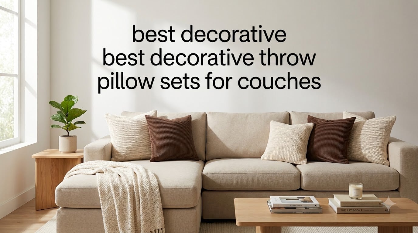 best decorative throw pillow sets for couches