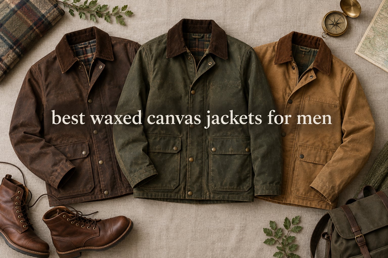 best waxed canvas jackets for men
