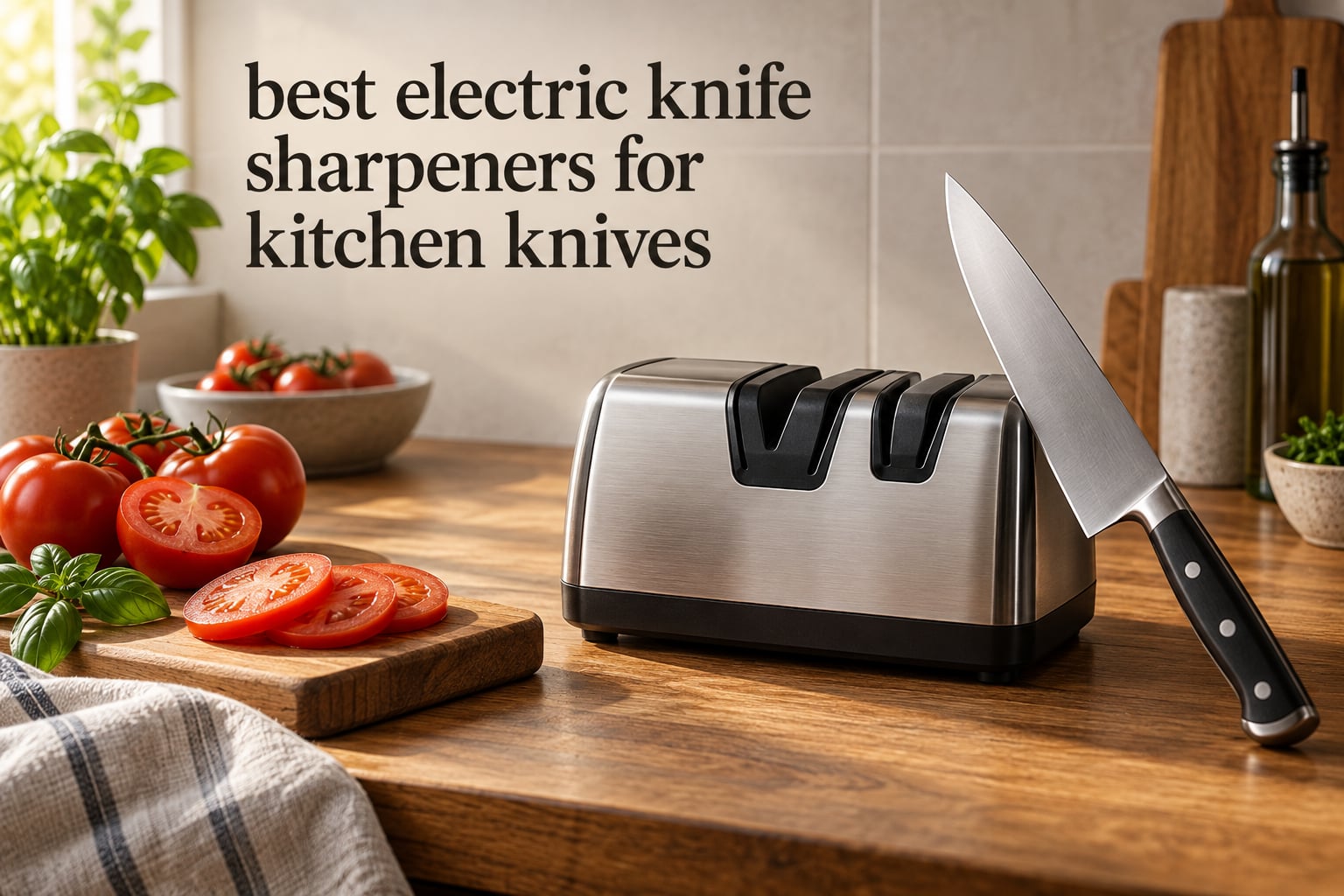best electric knife sharpeners for kitchen knives