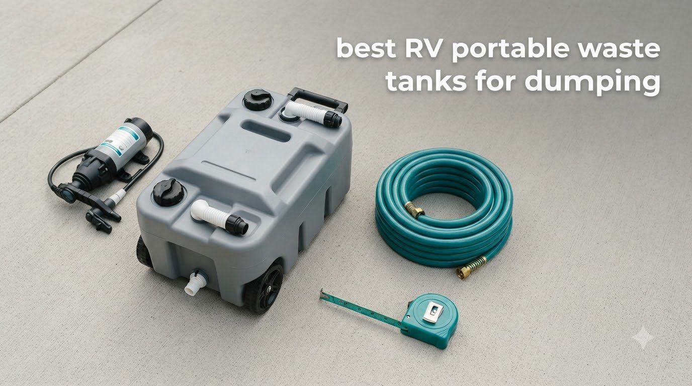 best RV portable waste tanks for dumping