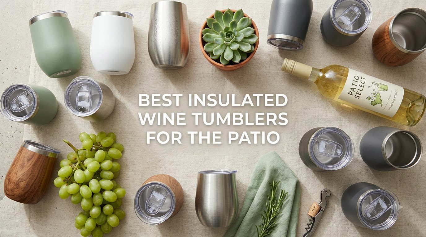 best insulated wine tumblers for the patio