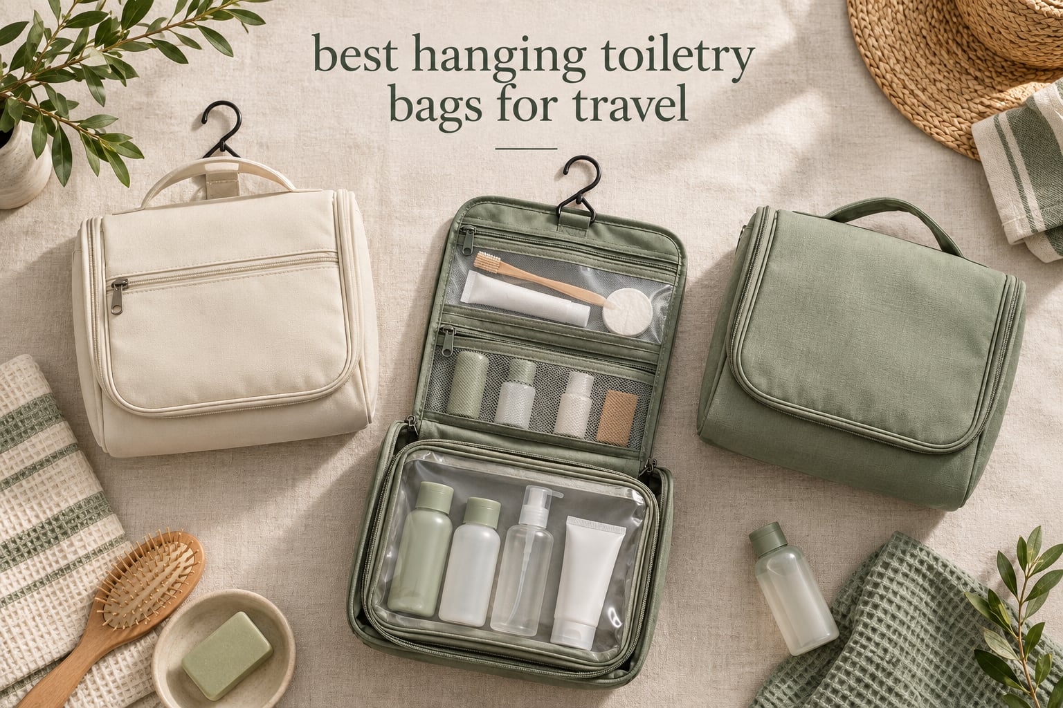 best hanging toiletry bags for travel