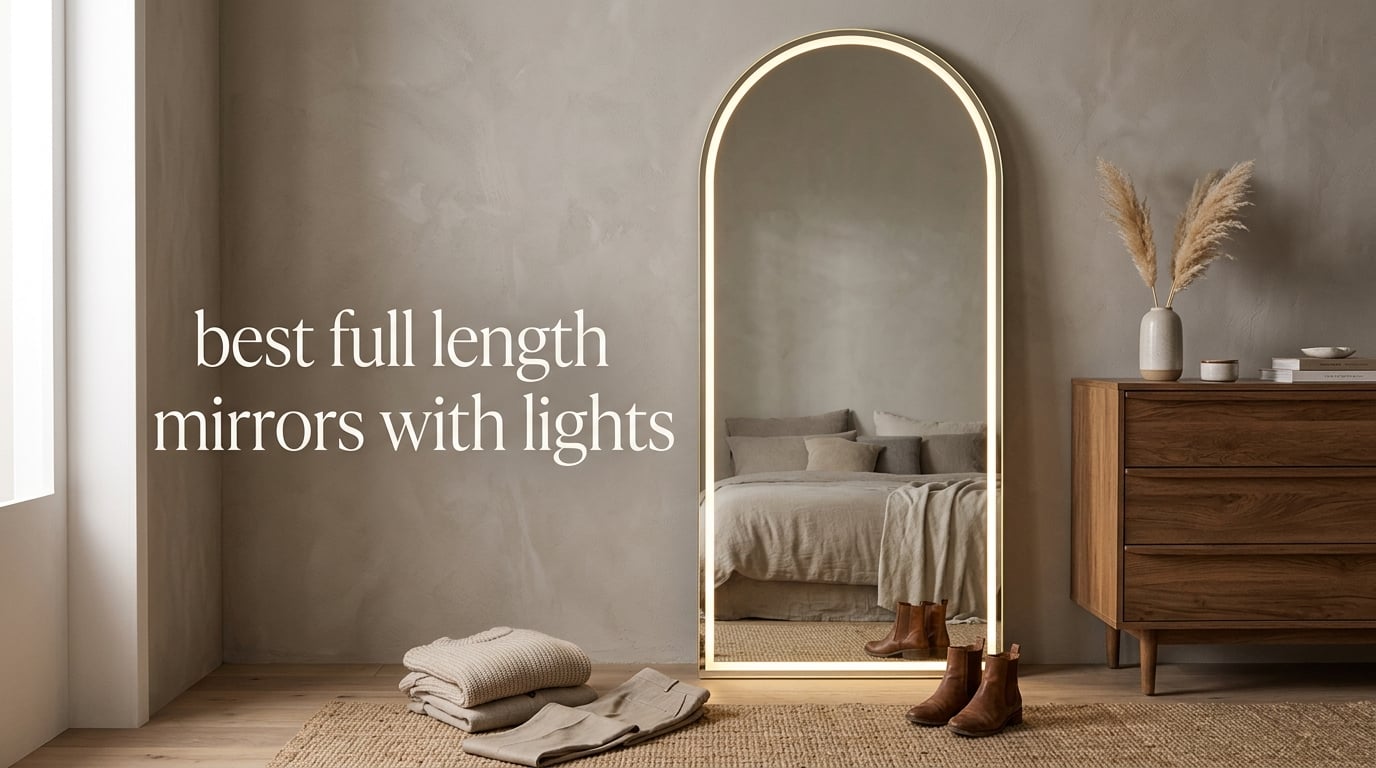 best full length mirrors with lights