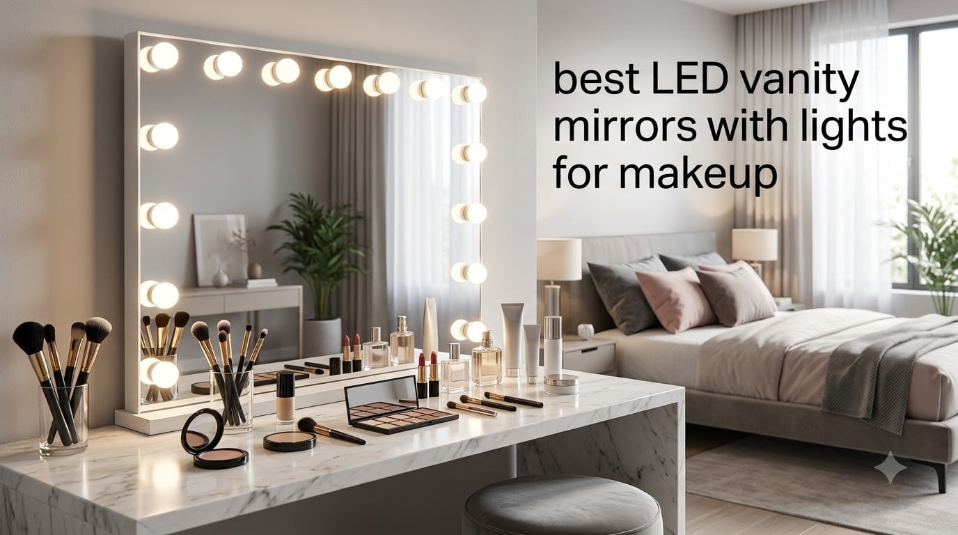 best LED vanity mirrors with lights for makeup