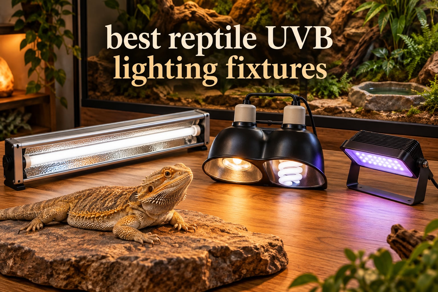 best reptile UVB lighting fixtures