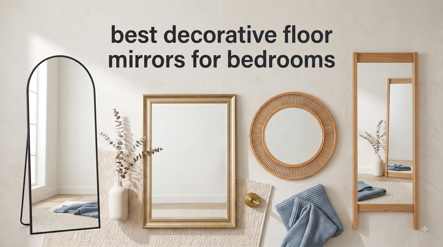 best decorative floor mirrors for bedrooms