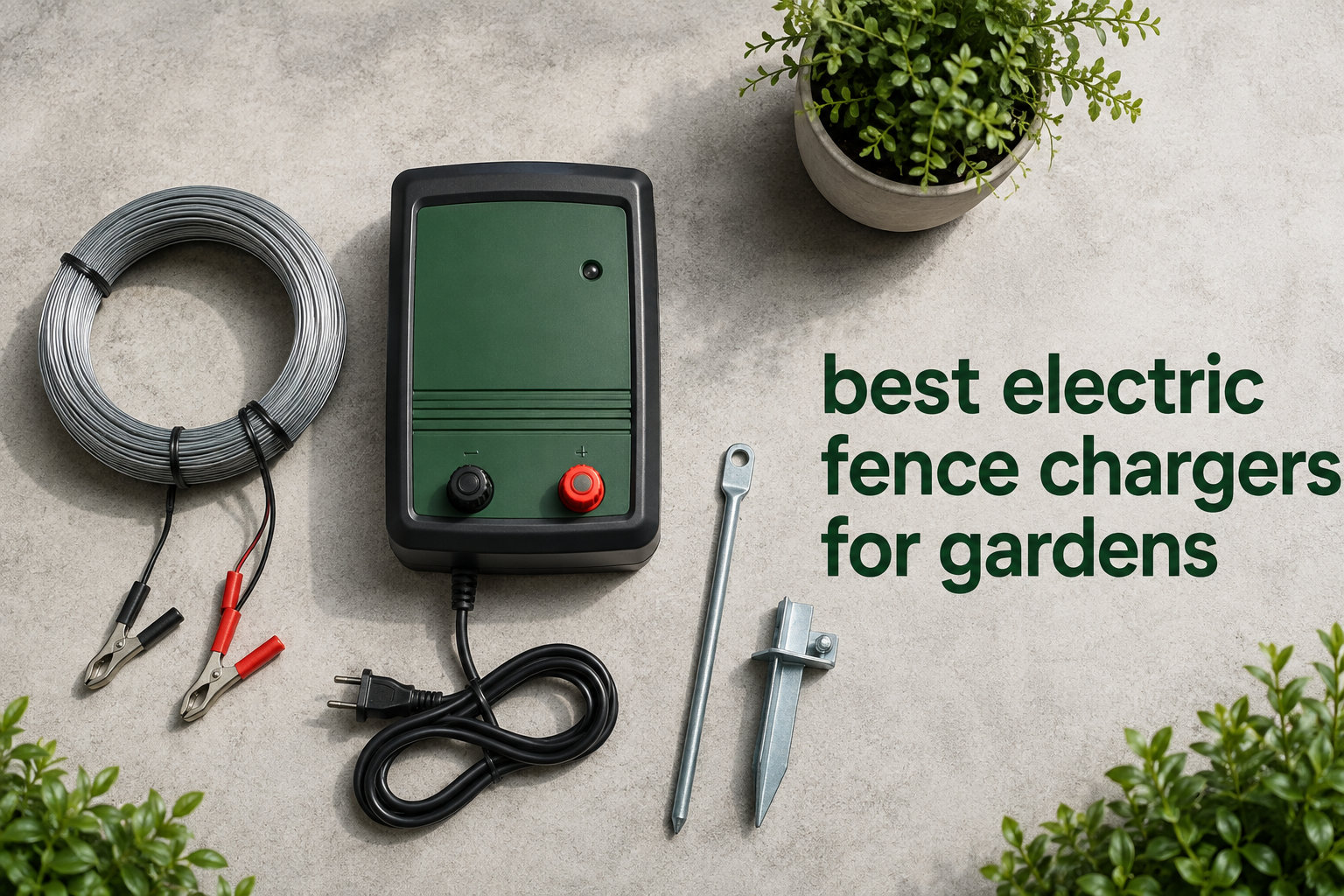 best electric fence chargers for gardens