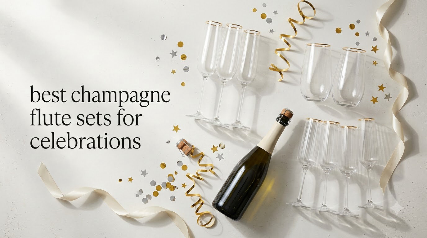 best champagne flute sets for celebrations