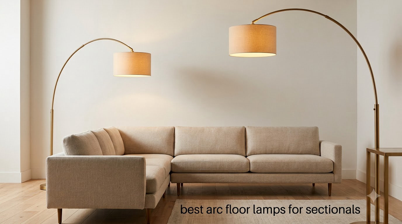 best arc floor lamps for sectionals