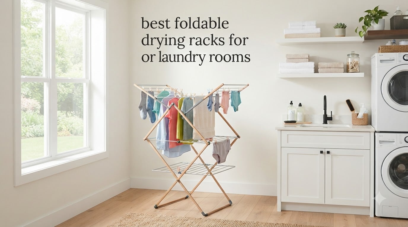 best foldable drying racks for laundry rooms