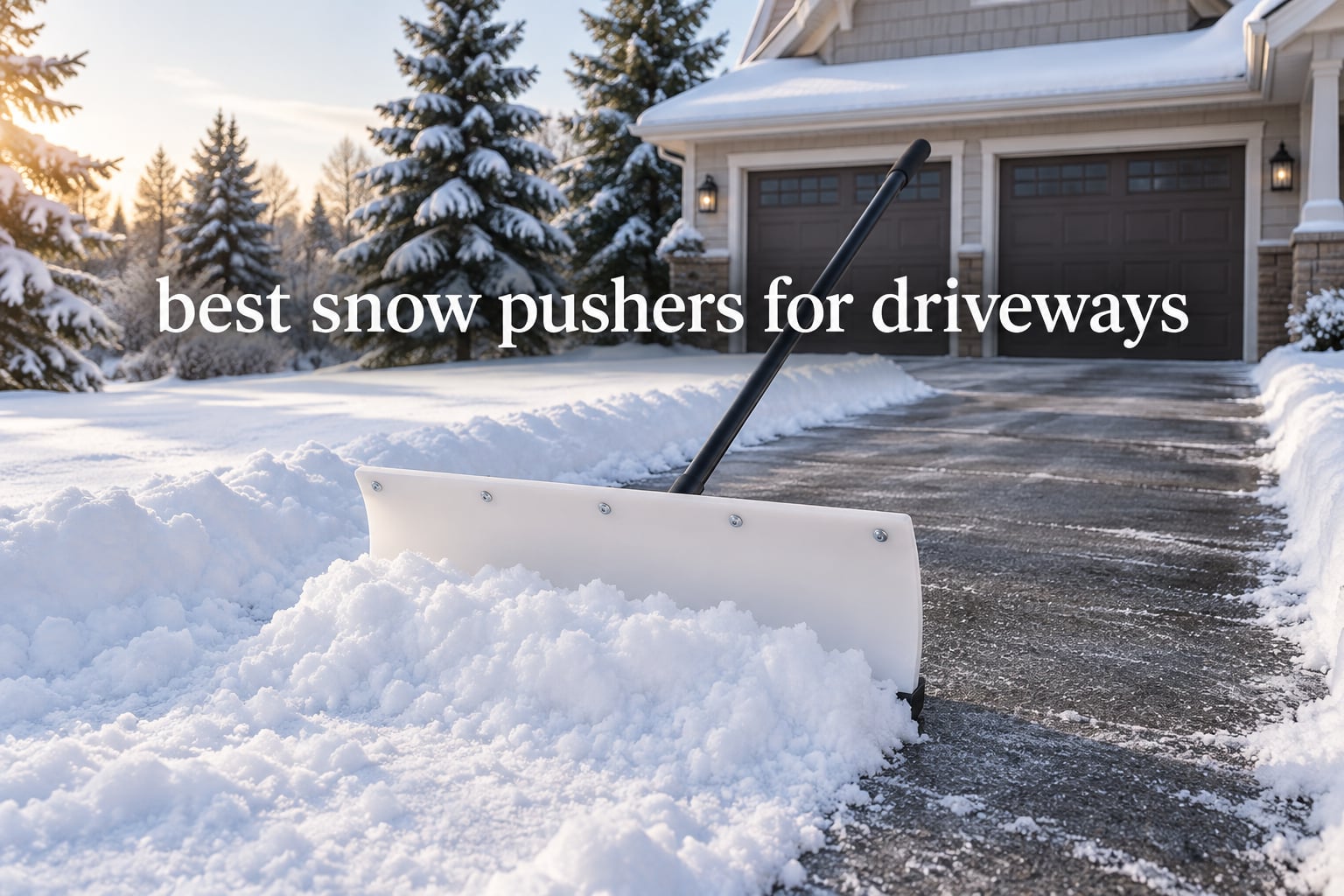 best snow pushers for driveways