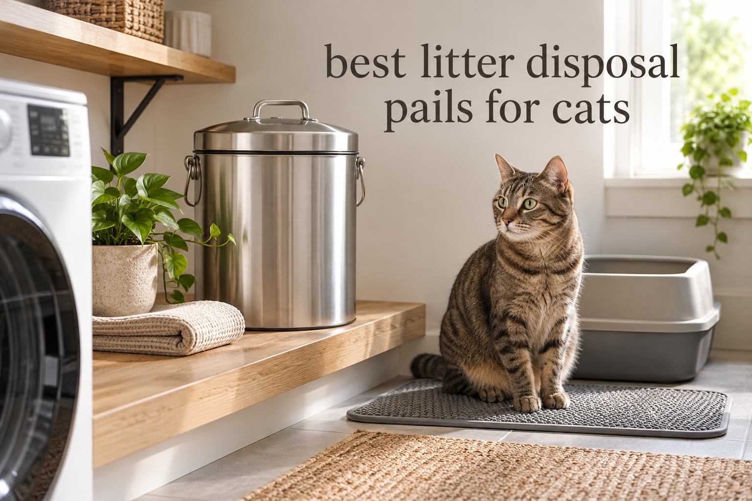 best litter disposal pails for cats