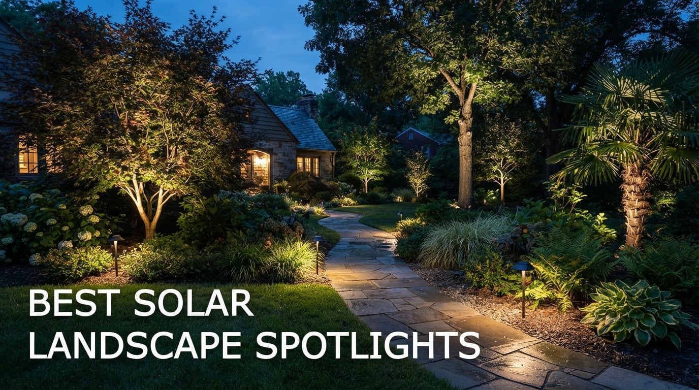 best solar landscape spotlights
