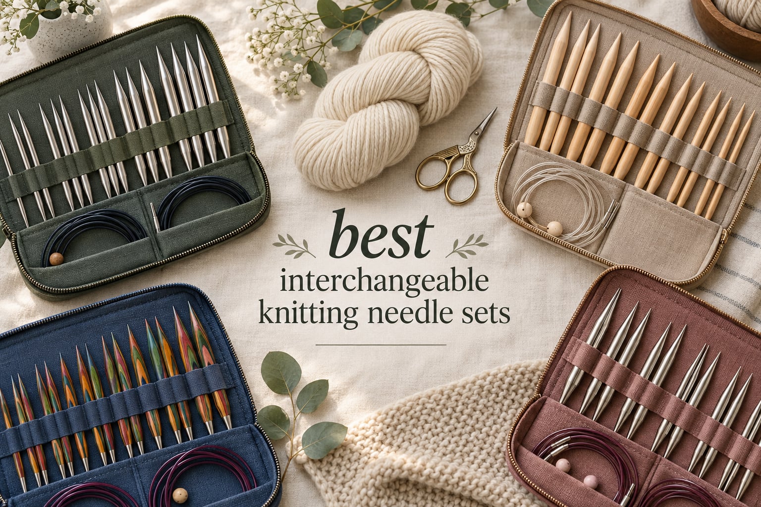 best interchangeable knitting needle sets