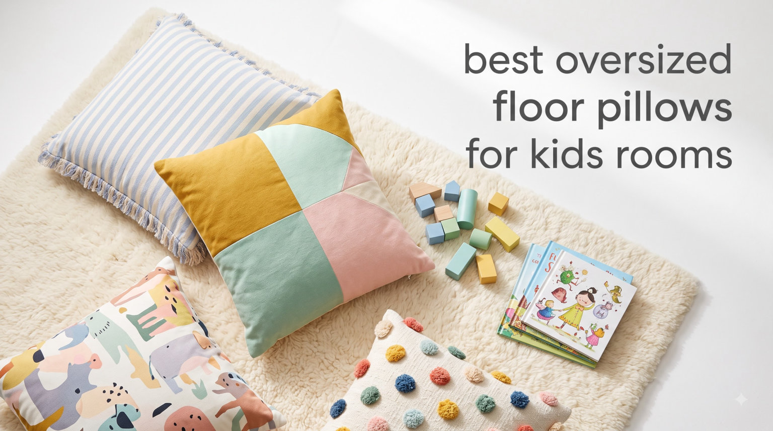 best oversized floor pillows for kids rooms