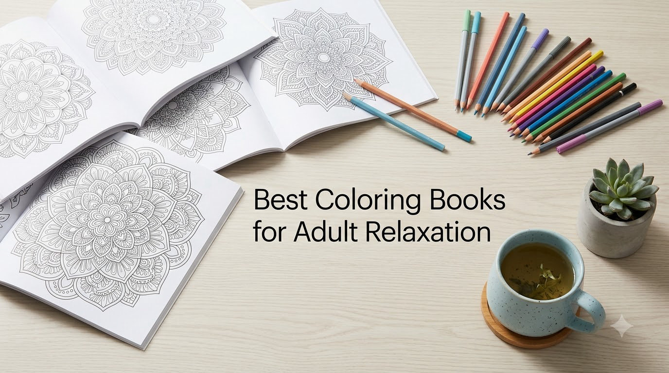 Best Coloring Books for Adult Relaxation