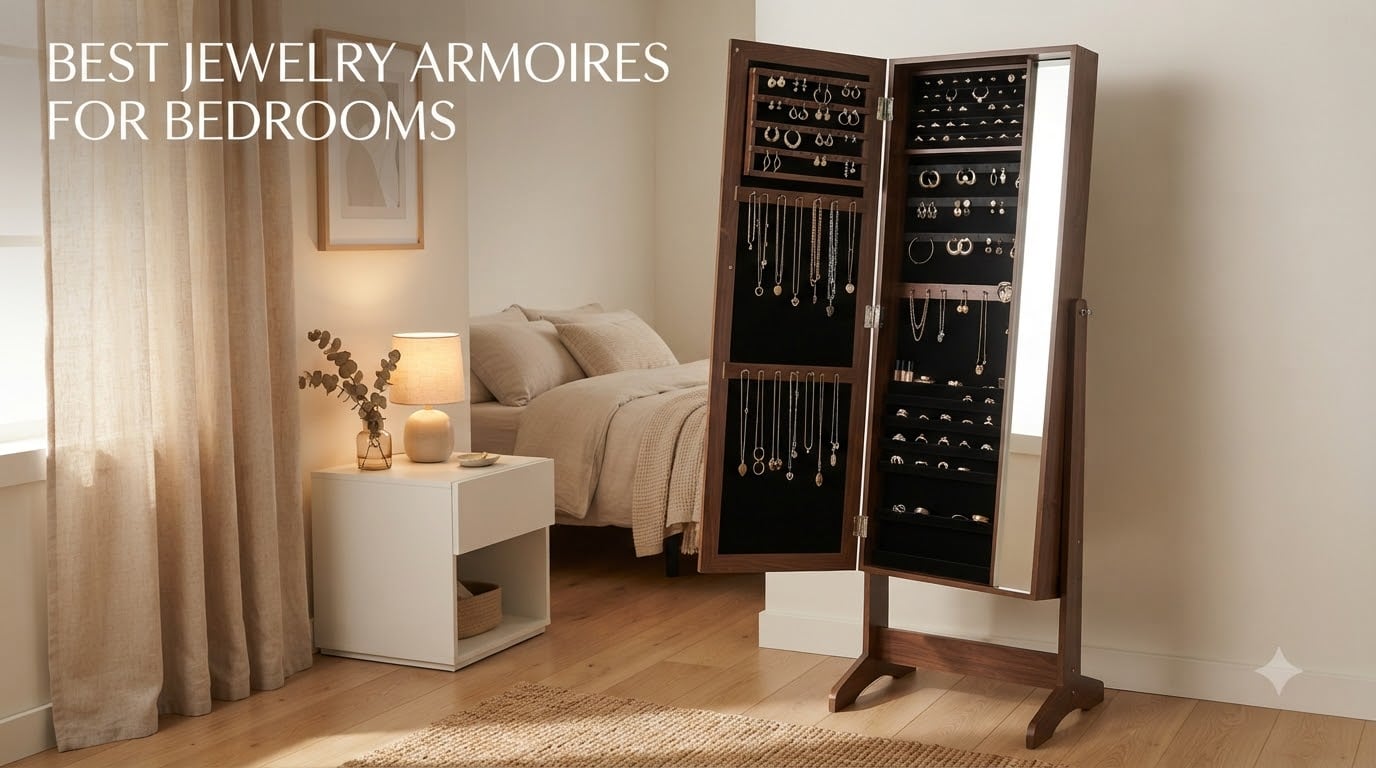 best jewelry armoires for bedrooms
