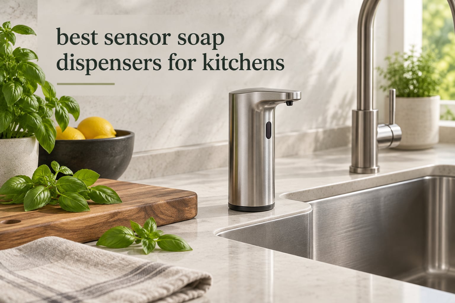 best sensor soap dispensers for kitchens
