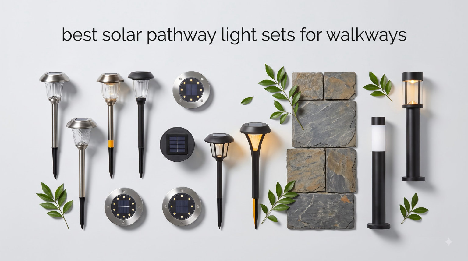 best solar pathway light sets for walkways