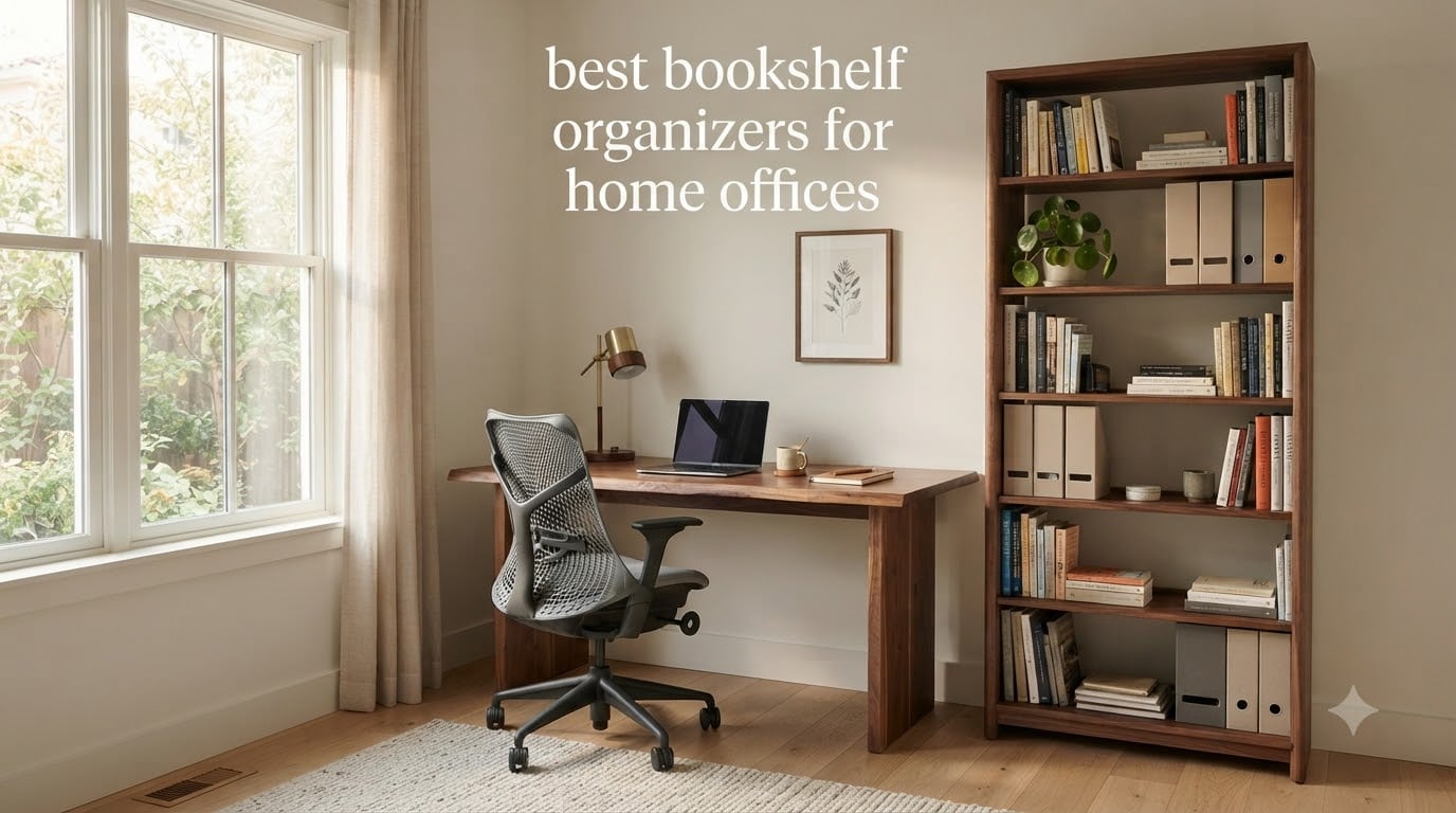 best bookshelf organizers for home offices
