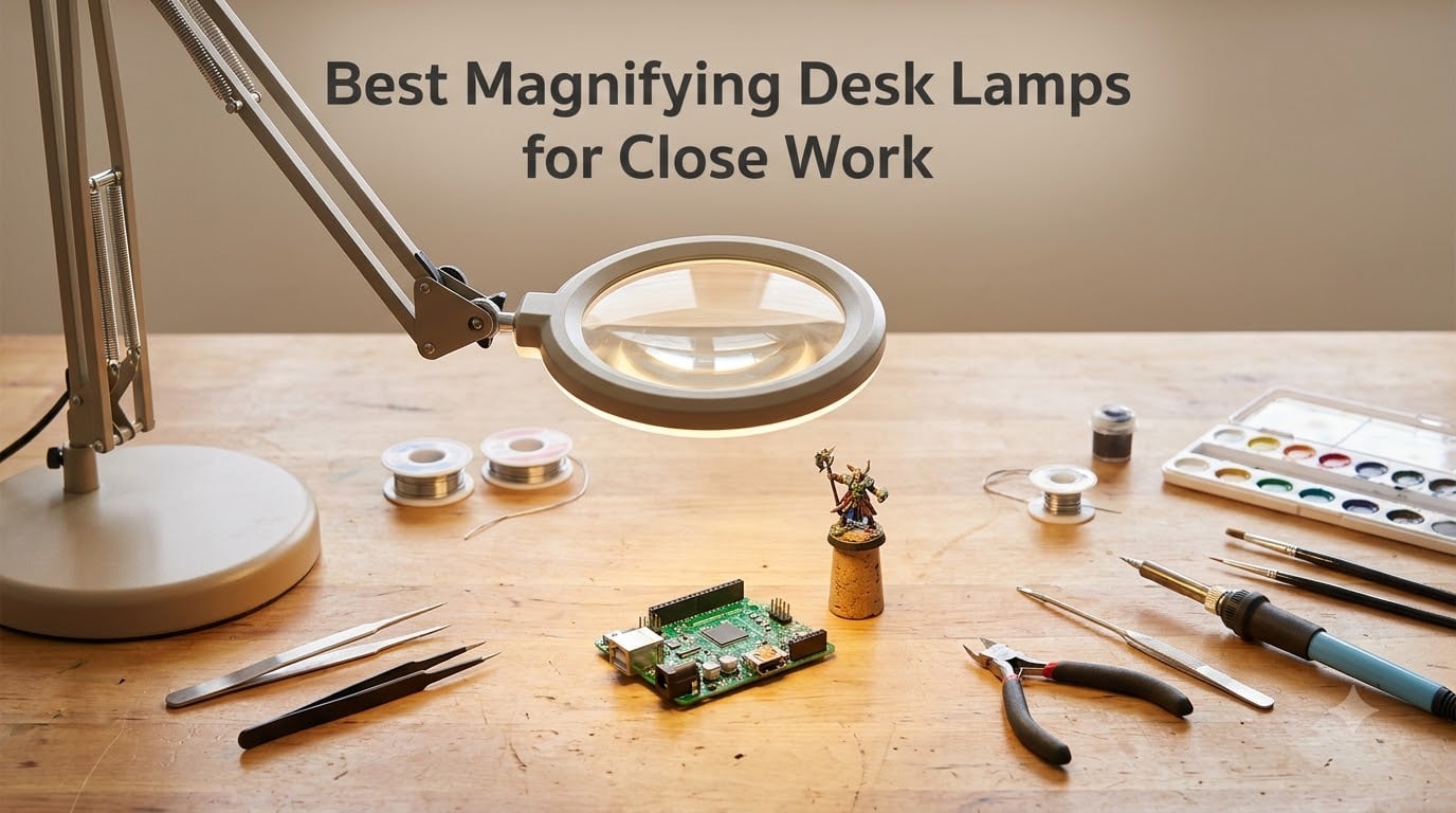 Best Magnifying Desk Lamps for Close Work