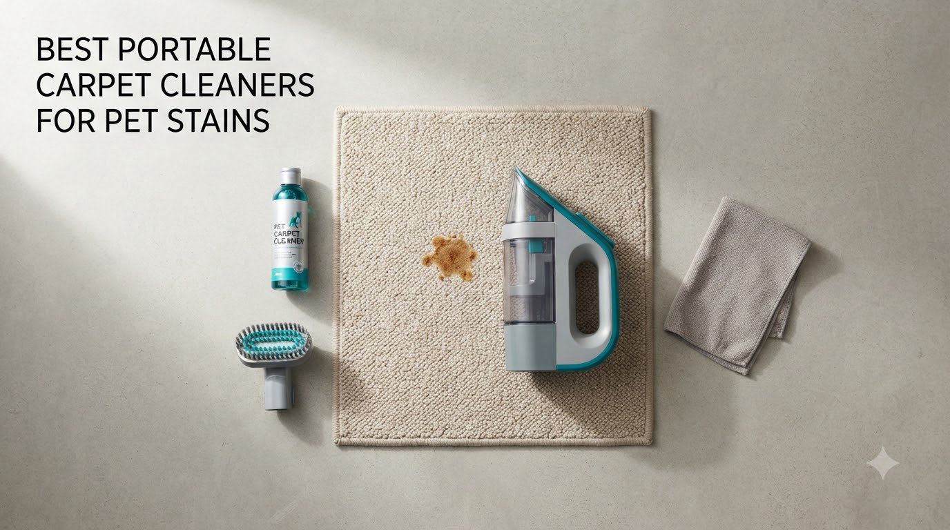 best portable carpet cleaners for pet stains