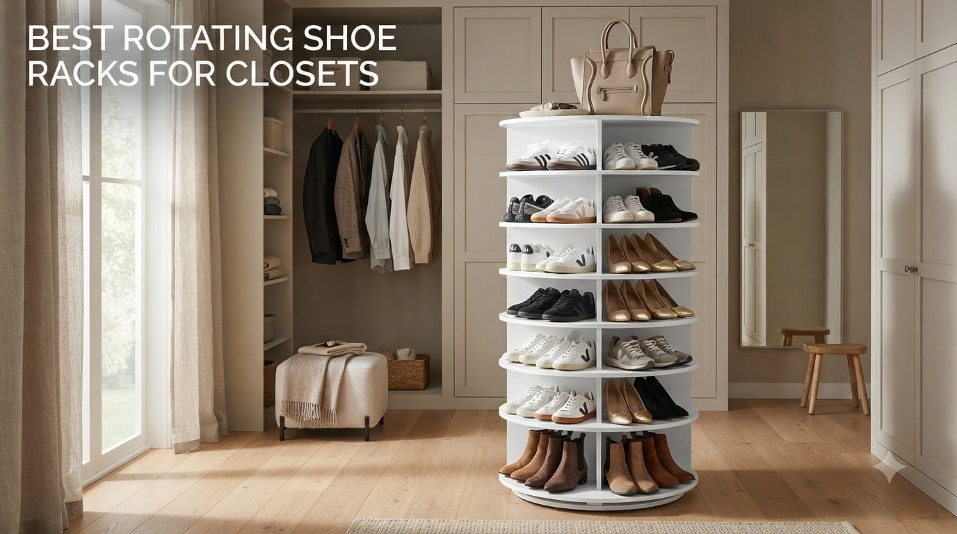 best rotating shoe racks for closets