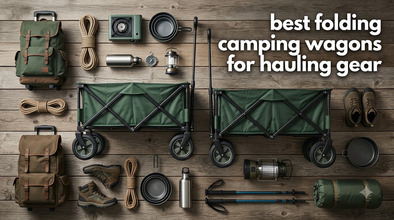 best folding camping wagons for hauling gear