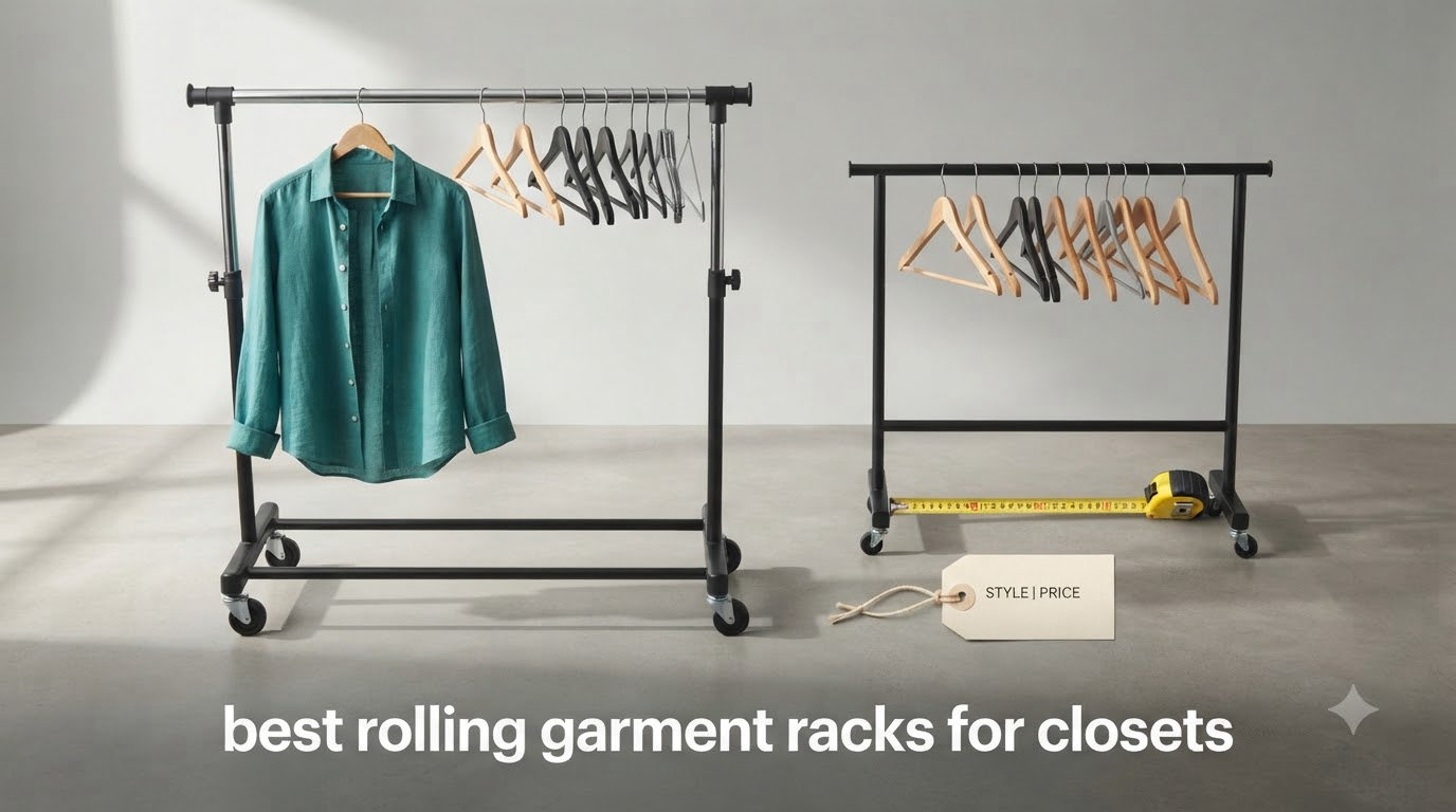 best rolling garment racks for closets