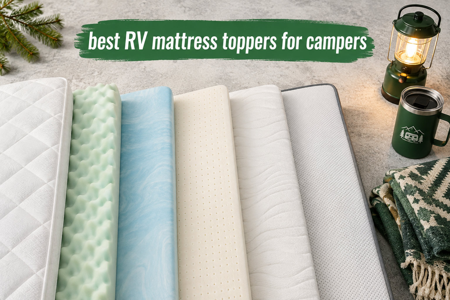 best RV mattress toppers for campers