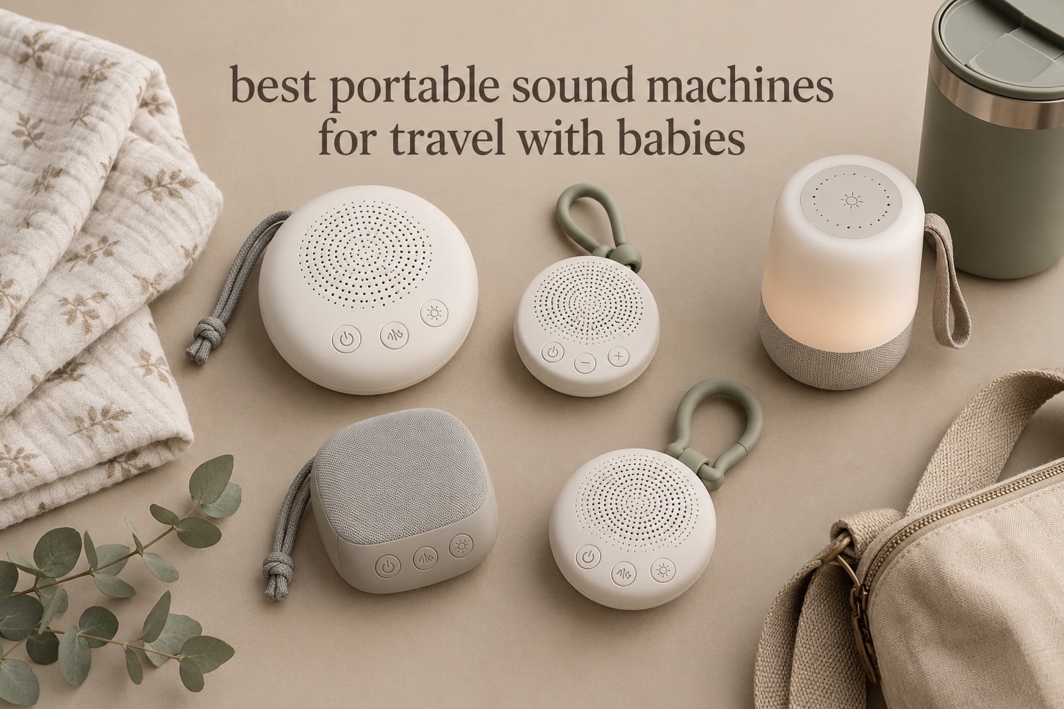 best portable sound machines for travel with babies