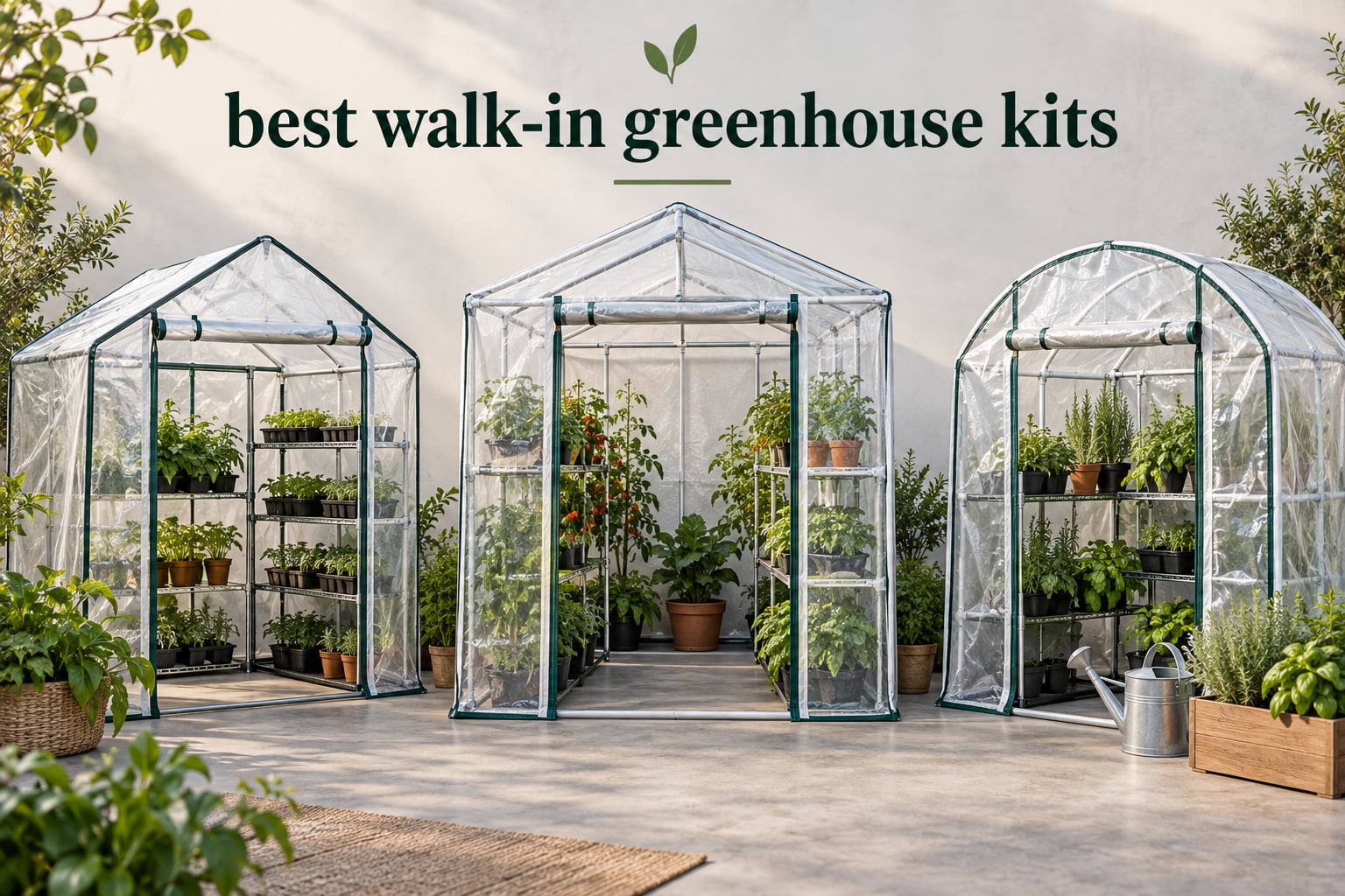 best walk-in greenhouse kits