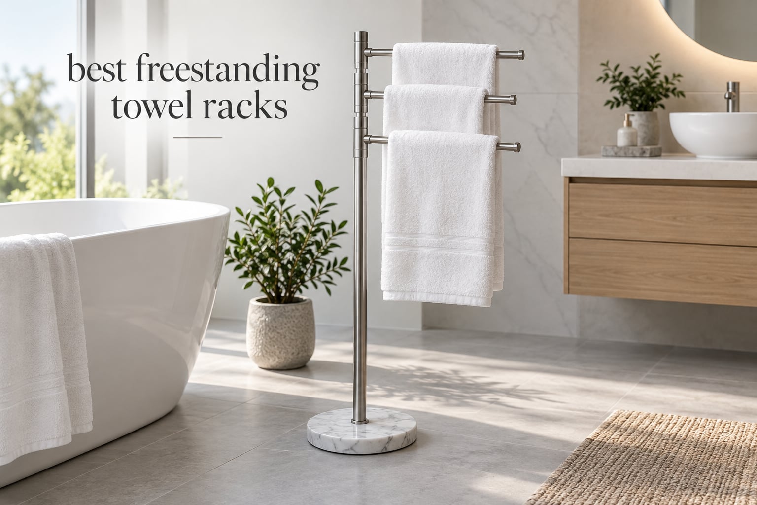 best freestanding towel racks