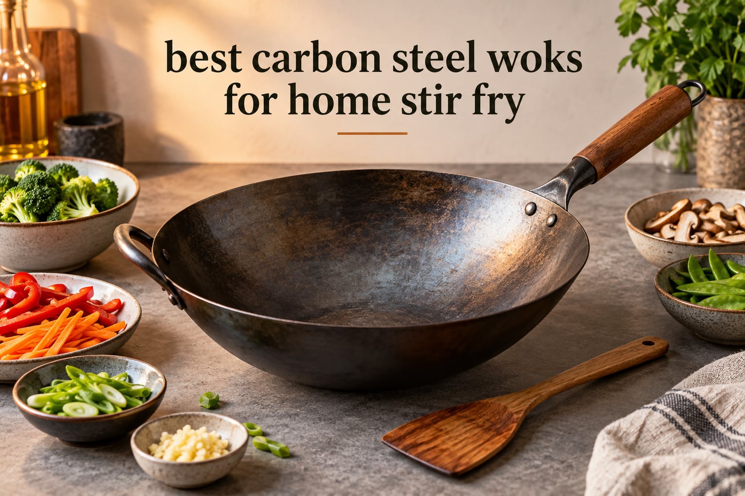 best carbon steel woks for home stir fry