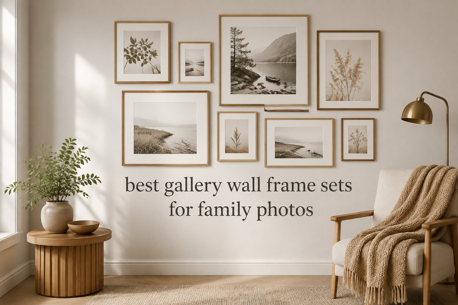 best gallery wall frame sets for family photos