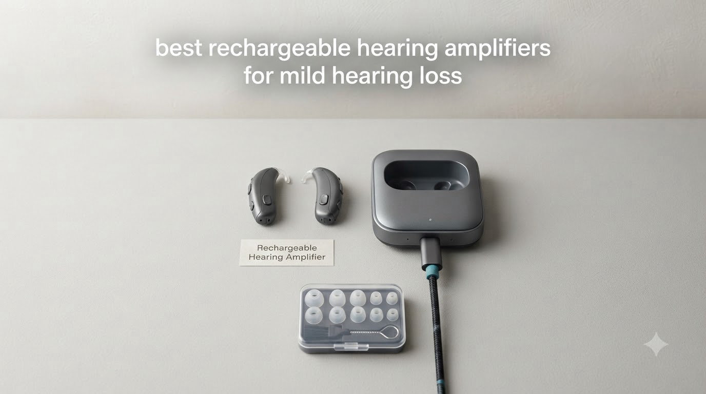 best rechargeable hearing amplifiers for mild hearing loss
