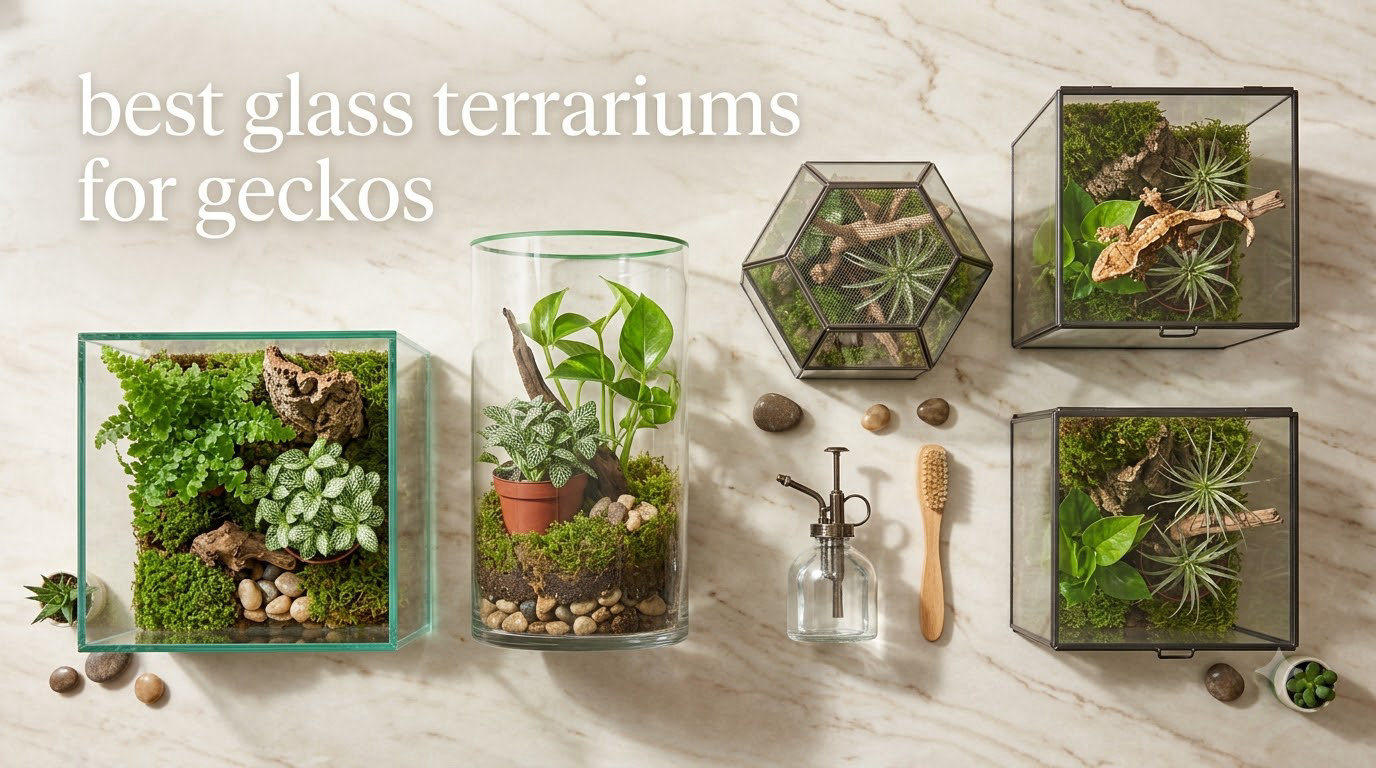 best glass terrariums for geckos