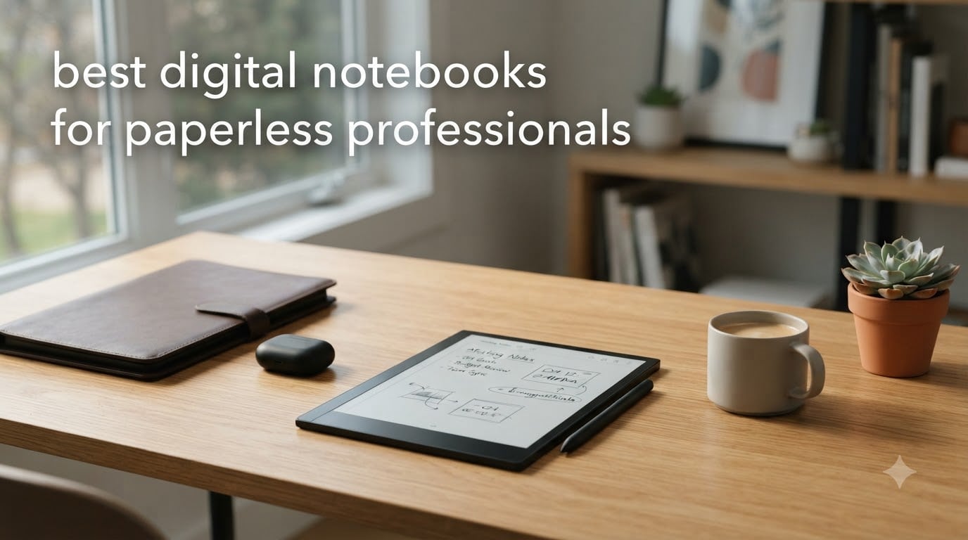 best digital notebooks for paperless professionals