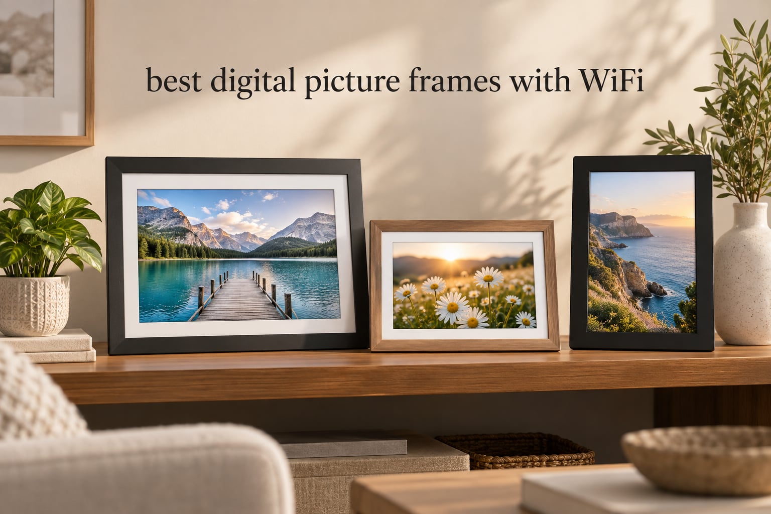 best digital picture frames with WiFi