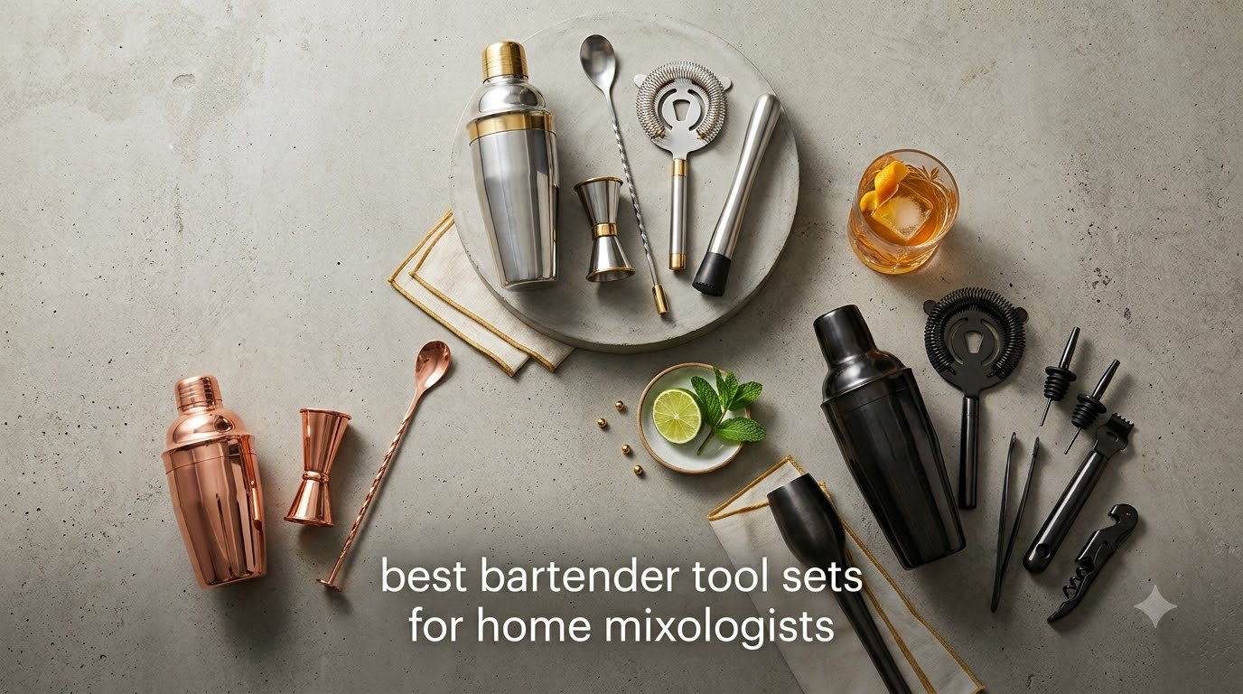 best bartender tool sets for home mixologists