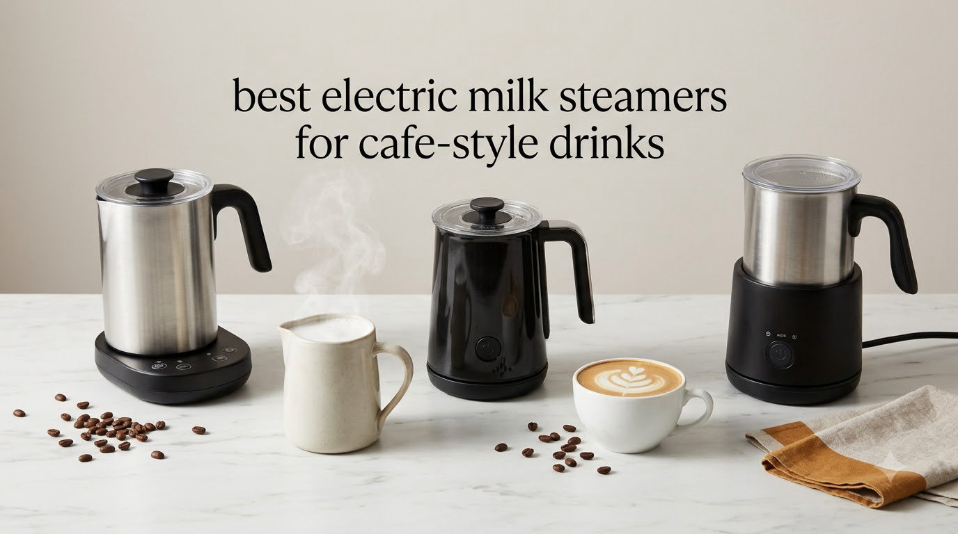 best electric milk steamers for cafe-style drinks