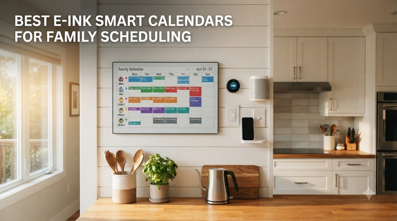 best e-ink smart calendars for family scheduling