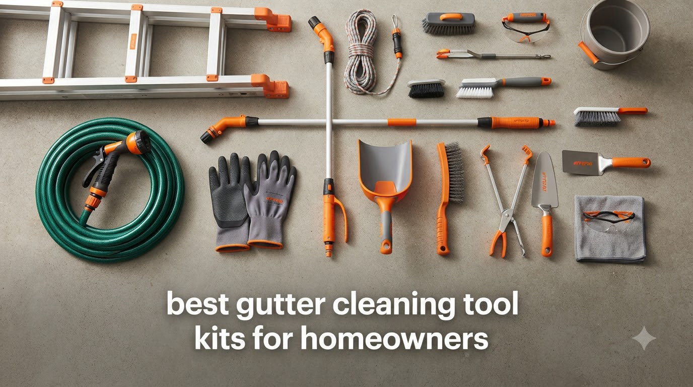 best gutter cleaning tool kits for homeowners